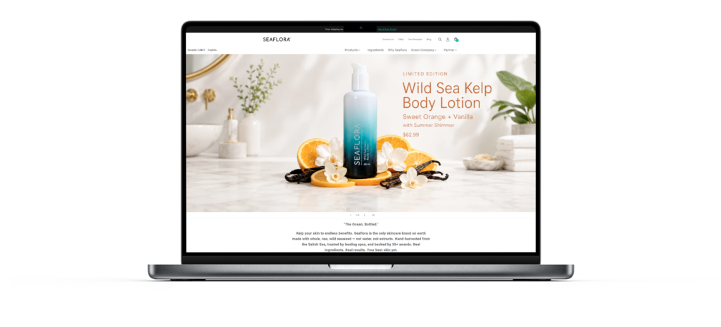 Seaflora Custom WordPress eCommerce Store